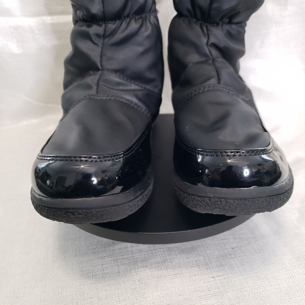 Weatherproof Women's Faux Fur Two Buckle Nylon Storm Snow Boots Size: 7 Black - Picture 5 of 9
